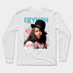 Retro Vintage Erykah Badu Fan ART Design Long Sleeve T-Shirt